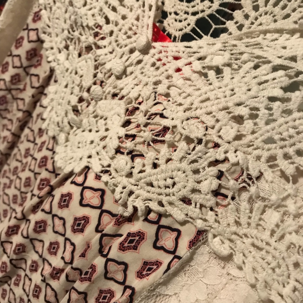 Crochet and Lace Dress